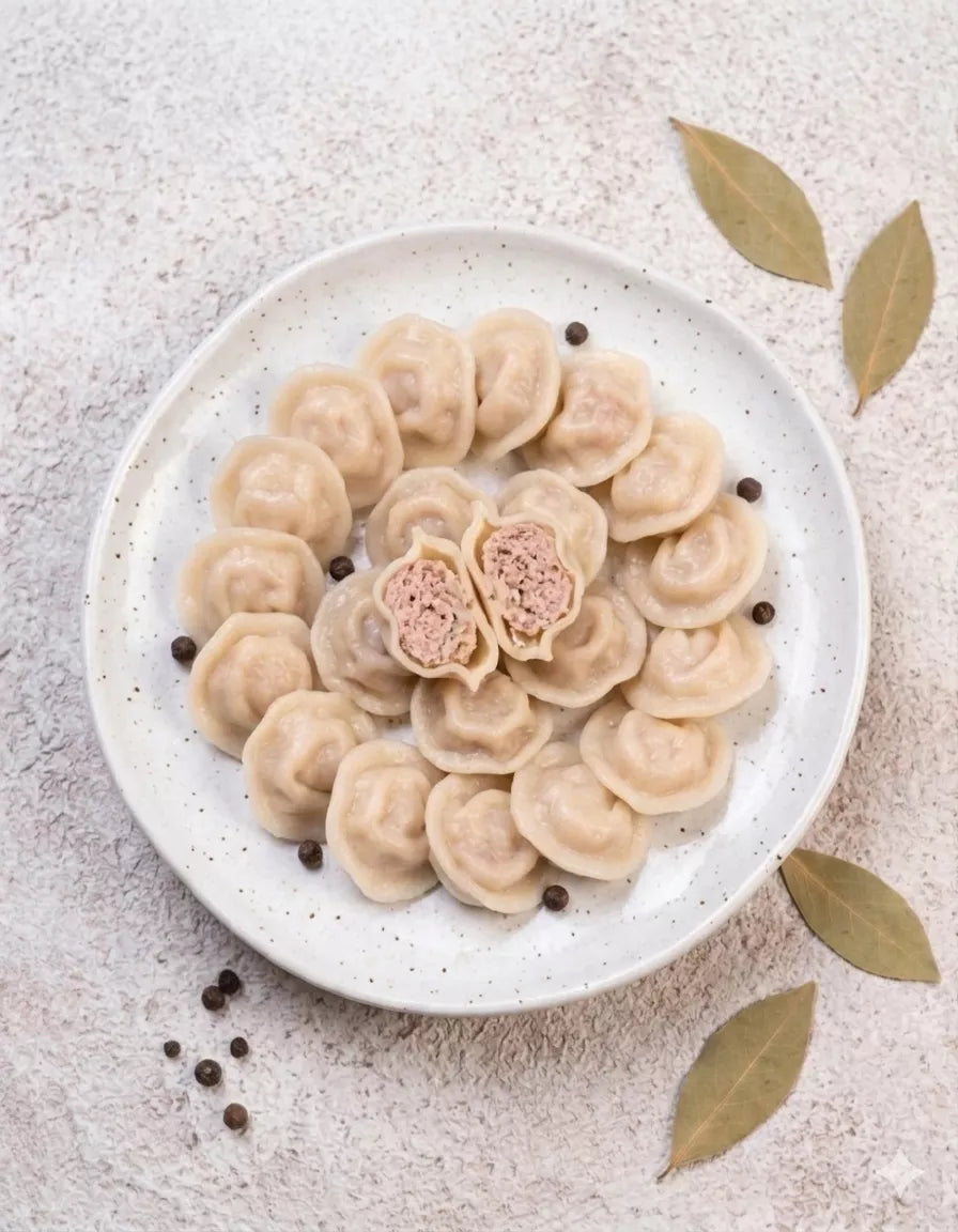 Pork and Chicken Pelmeni